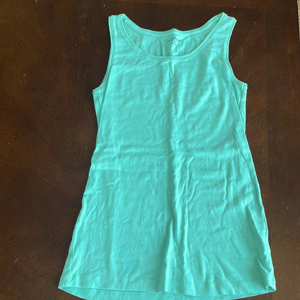 croft & barrow - size Small - sea foam green tank
